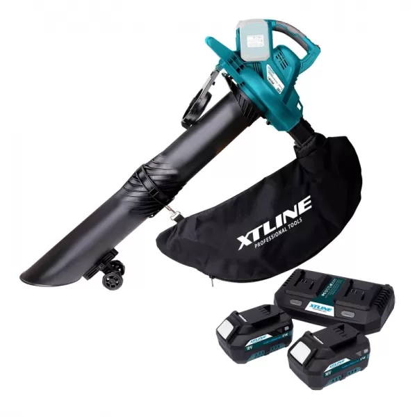 Aku zahradní vysavač 36V 2x4,0Ah + nabíječka XTLINE XT102935-2B4