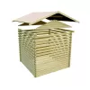 Dřevěný domek KARIBU LAGOR 1 (44982) natur LG1782