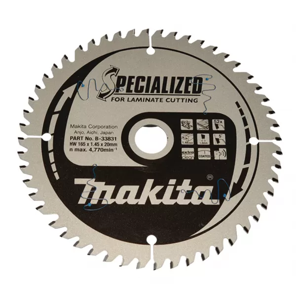 Kotouč pilový lamino SPECIALIZED 165x1,5x20mm 52Z Makita B-33831