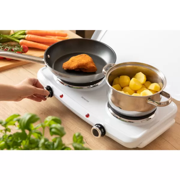 Vařič dvouplotýnkový SENCOR SCP 2271WH-EUE4