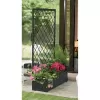 Kovový květinový truhlík s popínací mřížkou VERDEMAX 8536