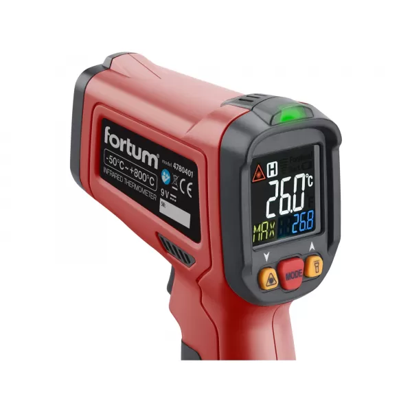 Teploměr bezkontaktní IR průmyslový, se sondou Fortun 4780401