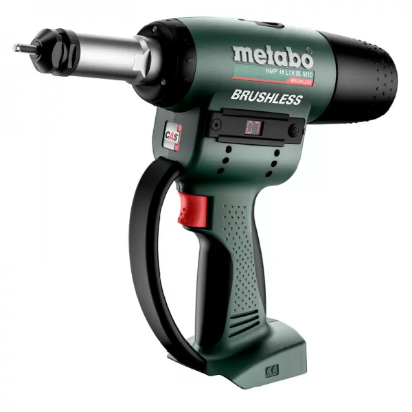 Aku nýtovací pistole 18V bez aku NMP 18 LTX BL M10 Metabo 601788850