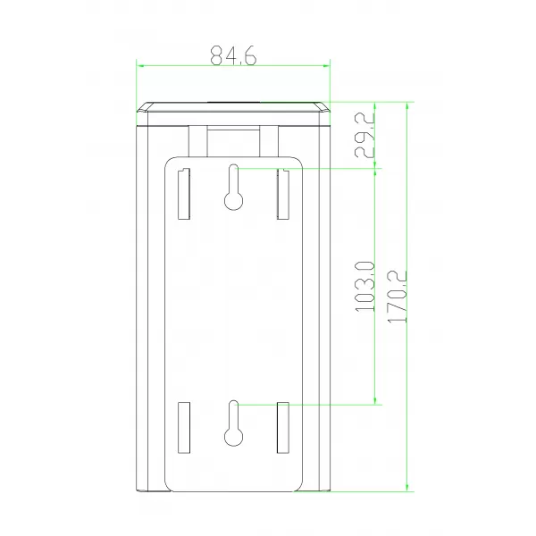 Zásobník na tekuté mýdlo 500 ml, bílý Novaservis 69086,P