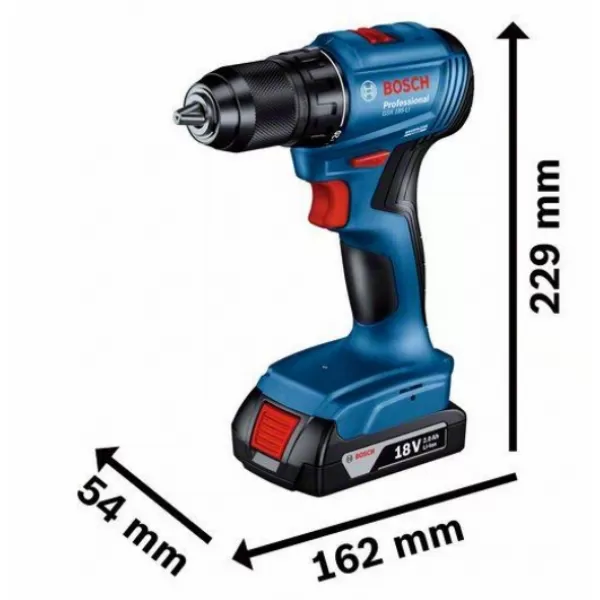 Aku vrtací šroubovák 1x2,0Ah Bosch GSR 185-LI 0 601 9K3 001
