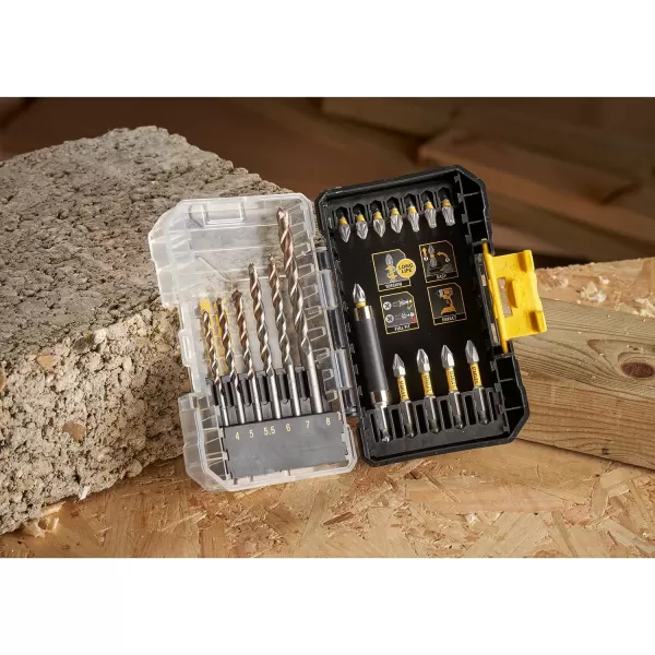 Stanley STA88552 19-dielna súprava torzných bitov a vrtákov