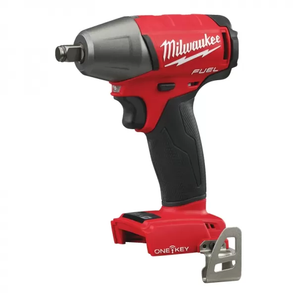 Aku rázový utahovák s pojistným kroužkem M18 FUEL™ ONE-KEY™ 1/2” 18V bez aku Milwaukee M18ONEIWF12-0X