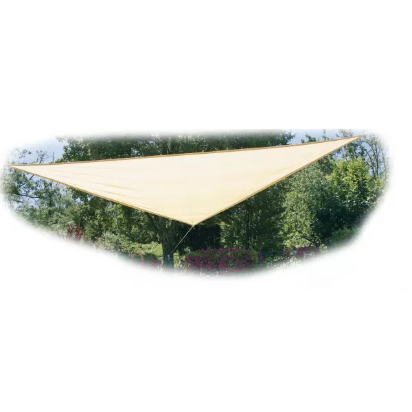 Stínící tkanina trojúhelník 5 m VERDEMAX Béžová 5883