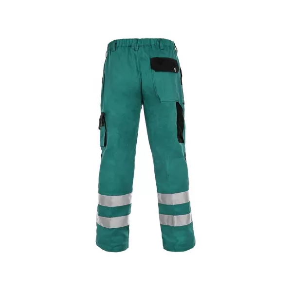 Kalhoty Canis CXS LUXY BRIGHT, pánské, zeleno-černé