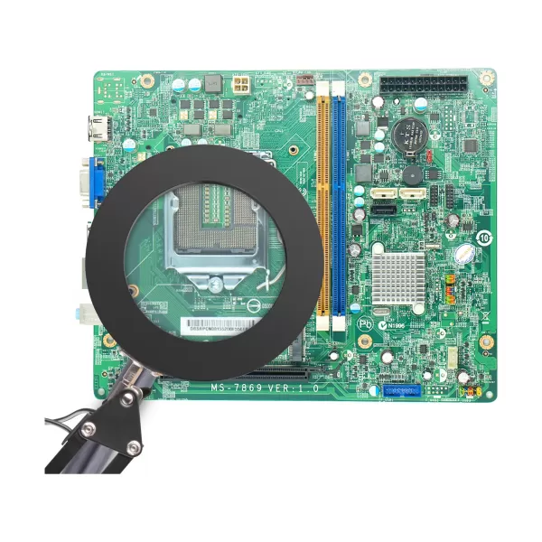 Lampa stolní s lupou USB napájení 2400lm 3 barvy Extol Light 43160