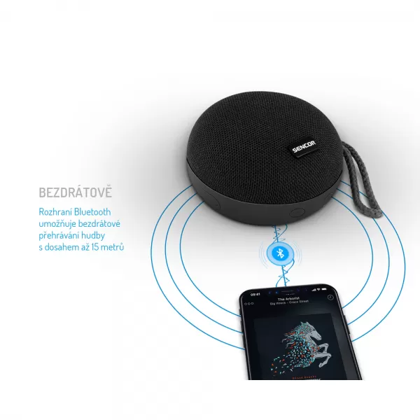 Bluetooth reproduktor SENCOR SSS 1000 NYX MICRO BLACK