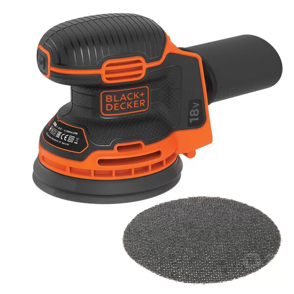 Aku excentrická bruska 18V bez aku Black&Decker BDCROS18N