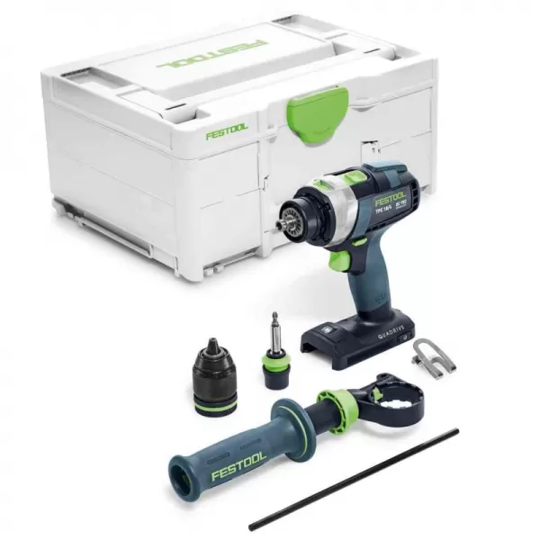 Aku príklepový vŕtací skrutkovač QUADRIVE TPC 18V bez aku I-Basic Festool 575604