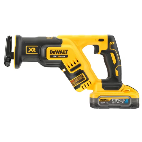 Aku mečová bezuhlíková pila 18V 2x 5,0Ah XRP DeWALT POWERSTACK DCS367H2T