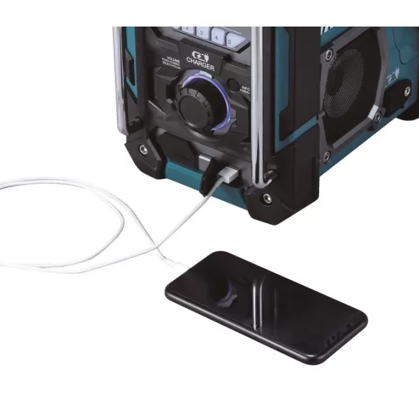 Aku rádio s nabíječkou, DAB, Bluetooth, Li-ion CXT 10,8/12V,LXT14,4/18V bez aku Makita DMR301