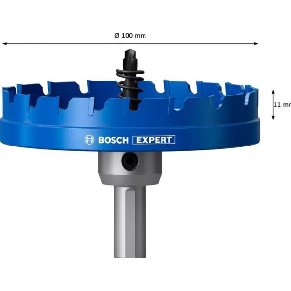 Děrovka s adaptérem EXPERT Sheet Metal 100 × 5 mm 2608902022