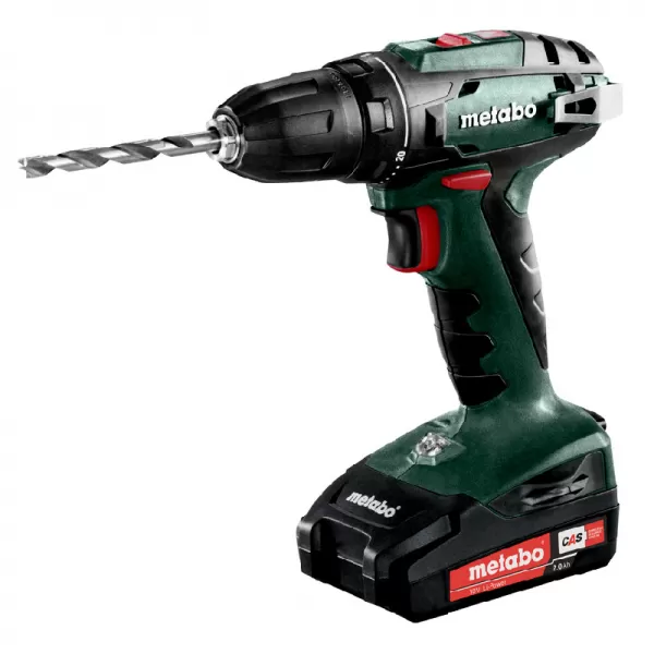 Aku vrtačka 18V/2x2,0Ah BS 18, kufr Metabo 602207560