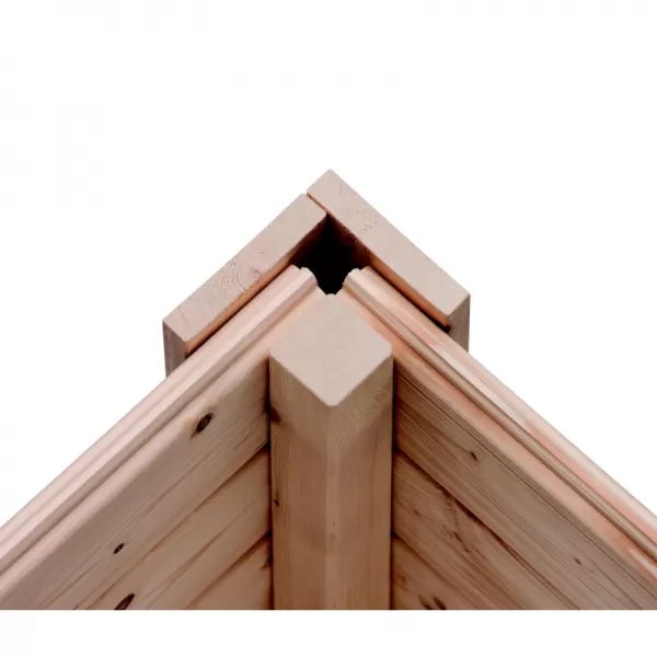 Finská sauna KARIBU CUBEN (81132) terragrau s předsíní LG1933