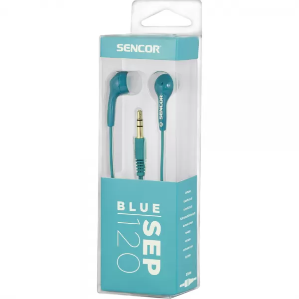 Sluchátka do uší SENCOR SEP 120 BLUE