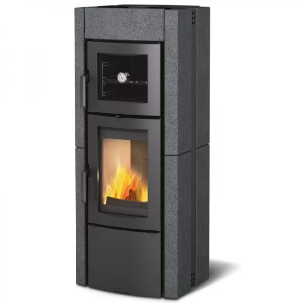 Krbová kamna šedá Nordica Ester Forno Evo Vulcan