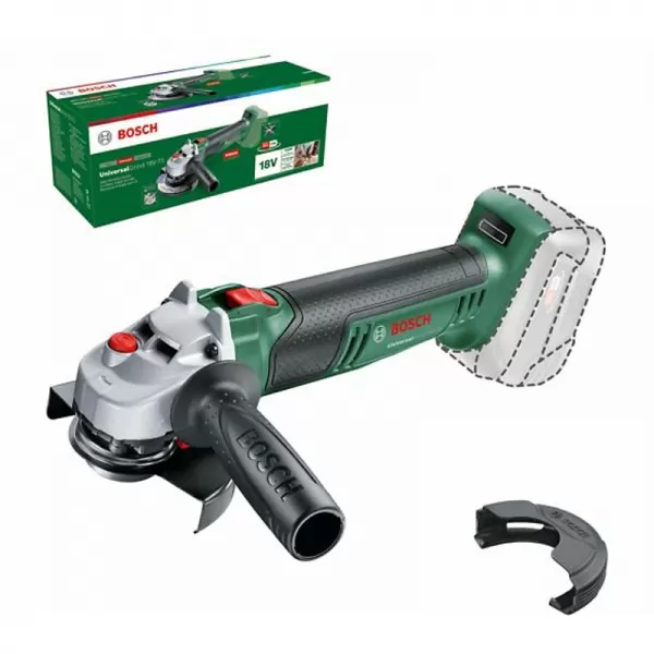 Aku úhlová bruska 18V bez aku Bosch UniversalGrind 18V-75 06033E5000