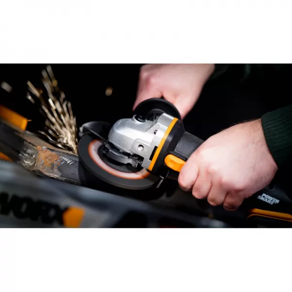 Akumulátorová uhlová brúska 20V bez akumulátora 125mm Worx Orange WX803.9