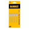 Sada plochých vrtáků do dřeva, 5ks DeWALT DT4798