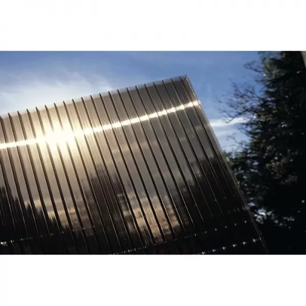 Hliníková pergola SKYLUX CLIMALUX 6,0 x 3,0 m antracit + bronz PC LG3760