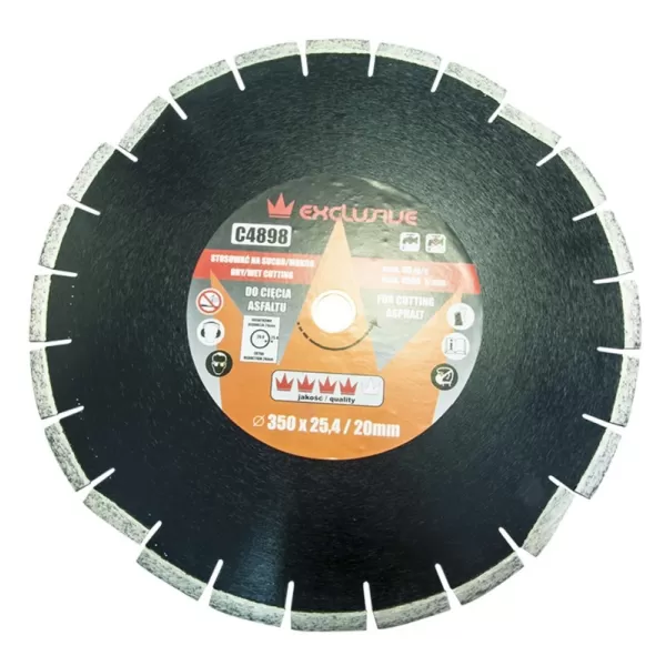 Kotouč diamantový segmentový na asfalt 350 x 25,4 mm RICHMANN PC4898