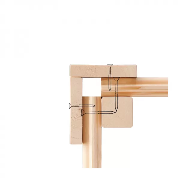 Dřevěný domek KARIBU AMBERG 4 (82973) natur LG1705