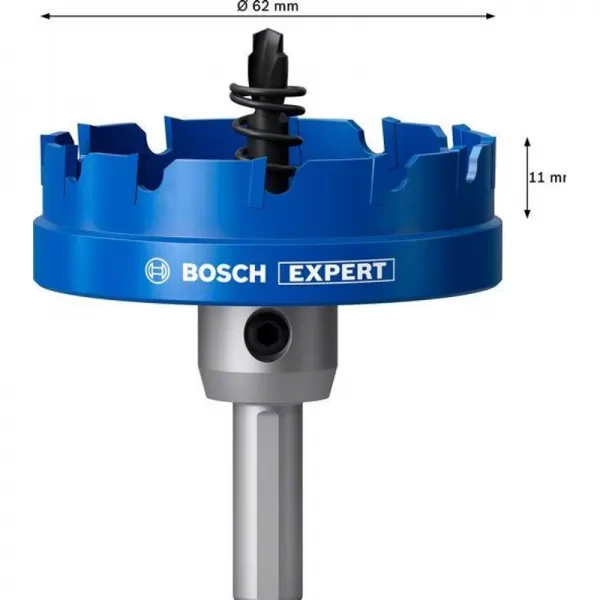Děrovka s adaptérem EXPERT Sheet Metal 62 × 5 mm 2608902014