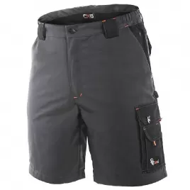 Kraťasy Canis CXS SIRIUS ELIAS, pánské, šedo-oranžové