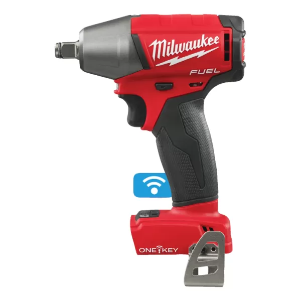 Aku rázový utahovák s pojistným kroužkem M18 FUEL™ ONE-KEY™ 1/2” 18V/2x5,0Ah Milwaukee M18ONEIWF12-502X