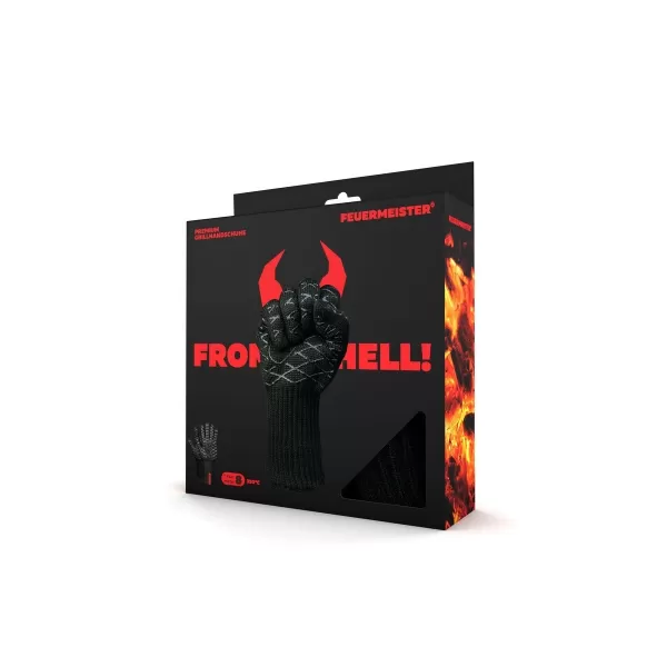 Kevlarové grilovacie rukavice Premium na grilovanie (pár)