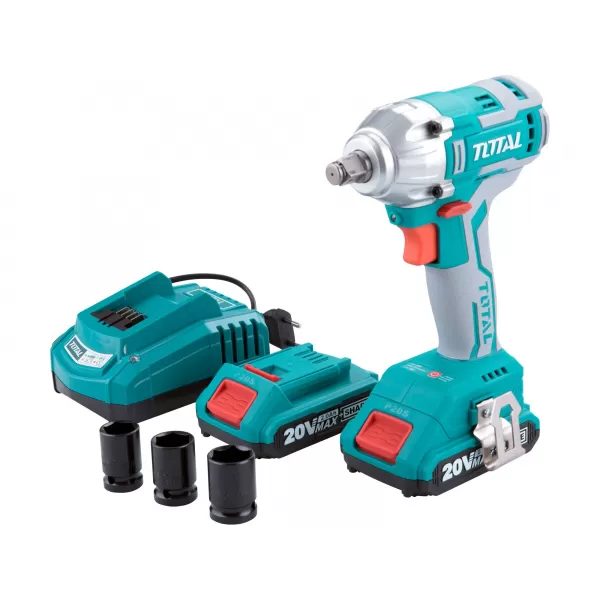 Aku rázový utahovák industrial 20V 2x 2,0Ah Brushless Total TIWLI2001