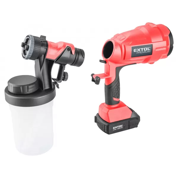 Aku stříkací pistole HVLP 20V Extol Premium 8891862