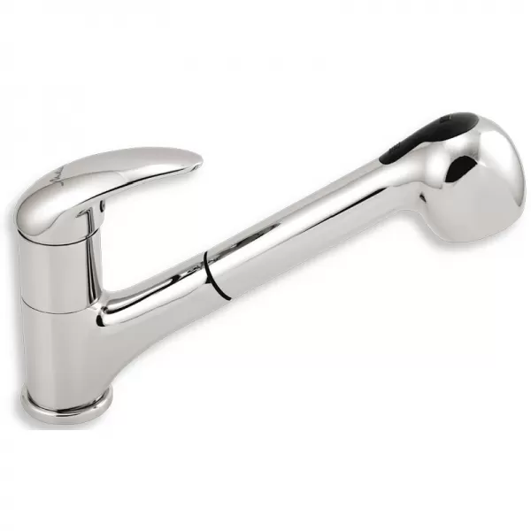 Dřezová teleskopická baterie Metalia 55 chrom Novaservis 55081,0