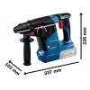 Aku vrtací kladivo Bosch GBH 187-LI s SDS-Plus 0 611 923 020