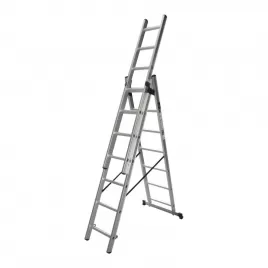 Žebřík trojdílný hliníkový 3x9 Xtline XT6309