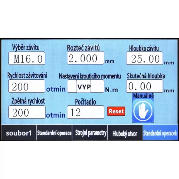 Elektrický závitořez Metallkraft GS 1100-16 E BL