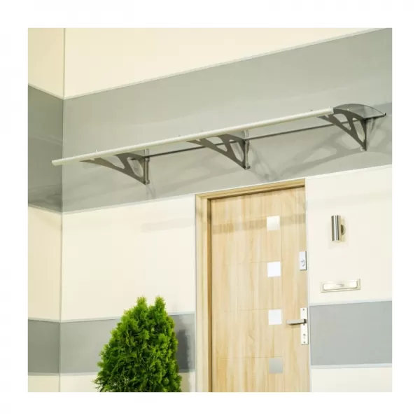 Stříška nad dveře LANITPLAST BLUEMOON XXL 197/150 stříbrná LG2582