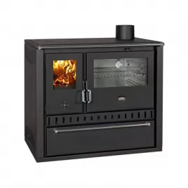 Sporák na tuhá paliva černá, pravá PRITY GT FI S DR 7155