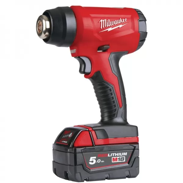 Aku horkovzdušná pistole M18™ 18V/2x5,0Ah Milwaukee M18BHG-502C