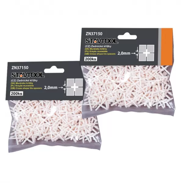 Křížky plastové 3 mm 150 ks STAVTOOL ZN37152