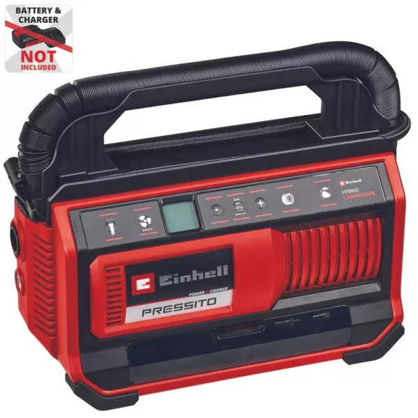 Aku hybridní kompresor 18V/bez aku PRESSITO 18/25 Hybrid Einhell 4020430