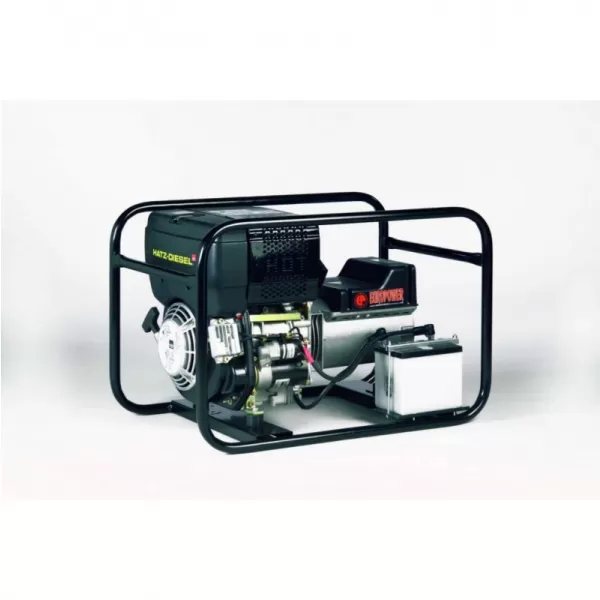 Profesionální dieselová jednofázová elektrocentrála 6 kVA EUROPOWER EP6000DE