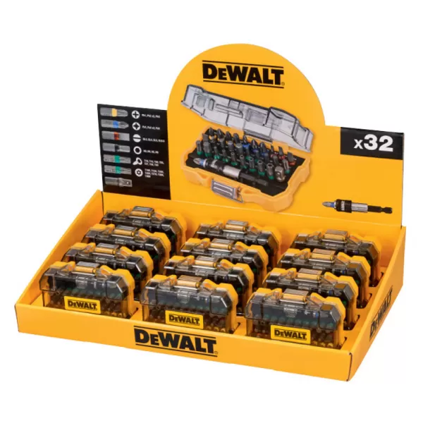 Sada bitů v pouzdrech - Promo balení 12 ks DeWALT DT7969