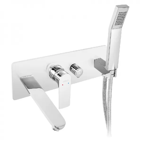 Vanová nástěnná podomítková baterie ALGEO SQUARE chrom Novaservis 82220,0