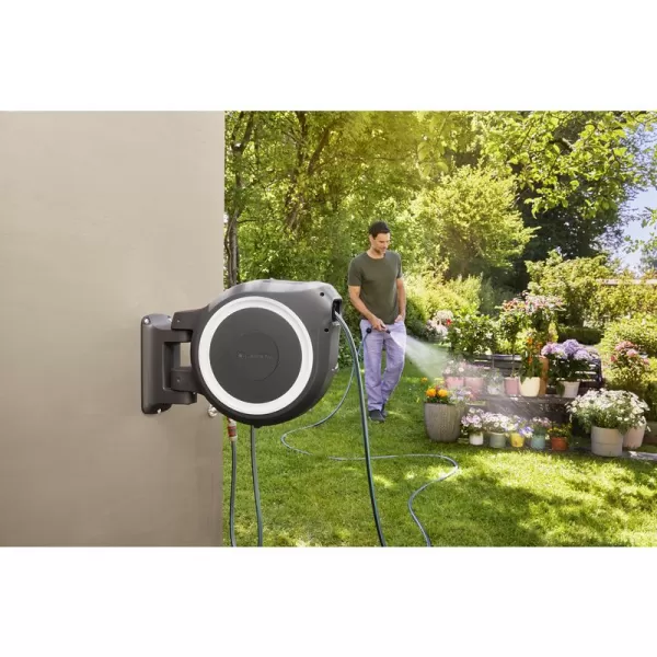 Nástěnný box na hadici Gardena RollUp M/L bílý 18622-20