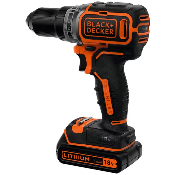Aku vŕtačka 18V 2x2,0Ah v kufríku Black&Decker BL186K1B2